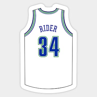 Isaiah Rider Minnesota Jersey Qiangy Sticker